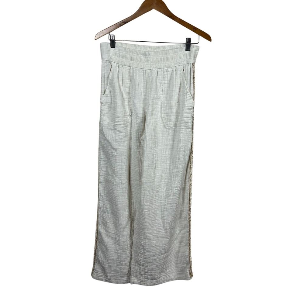 Aerie White Wide Leg Pants size M